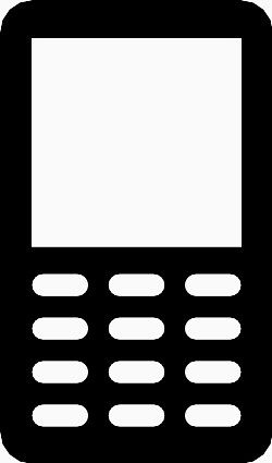 智能手机电话图标