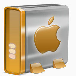 橙色MAC纯优雅的图标