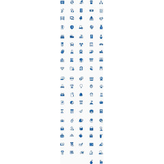 矢量商务100个图标