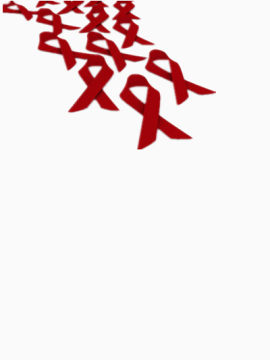 艾滋病防治日标志装饰