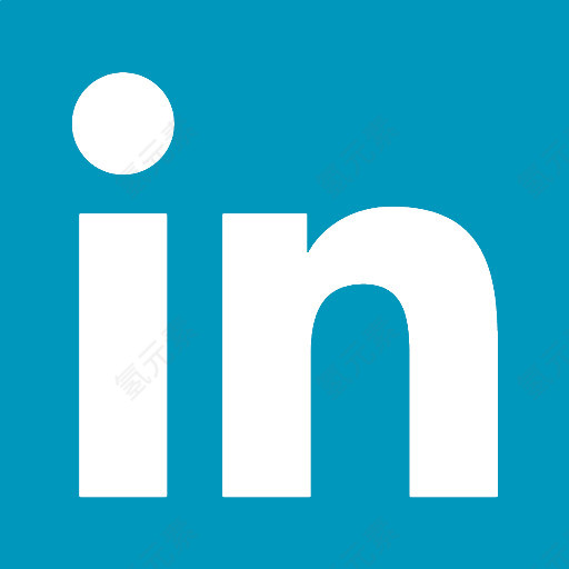 LinkedIn简单的社会媒体图标