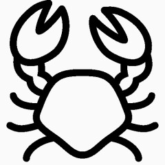 动物螃蟹图标