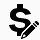 货币标志美元铅笔Simple-Black-iPhoneMini-icons