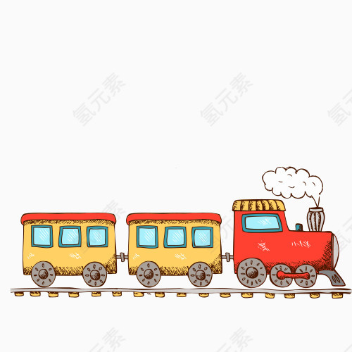 卡通玩具火车