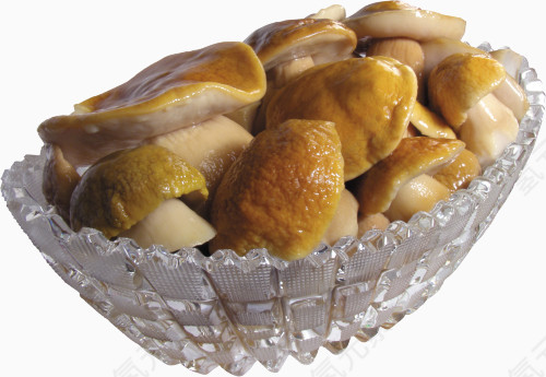 一盘蘑菇