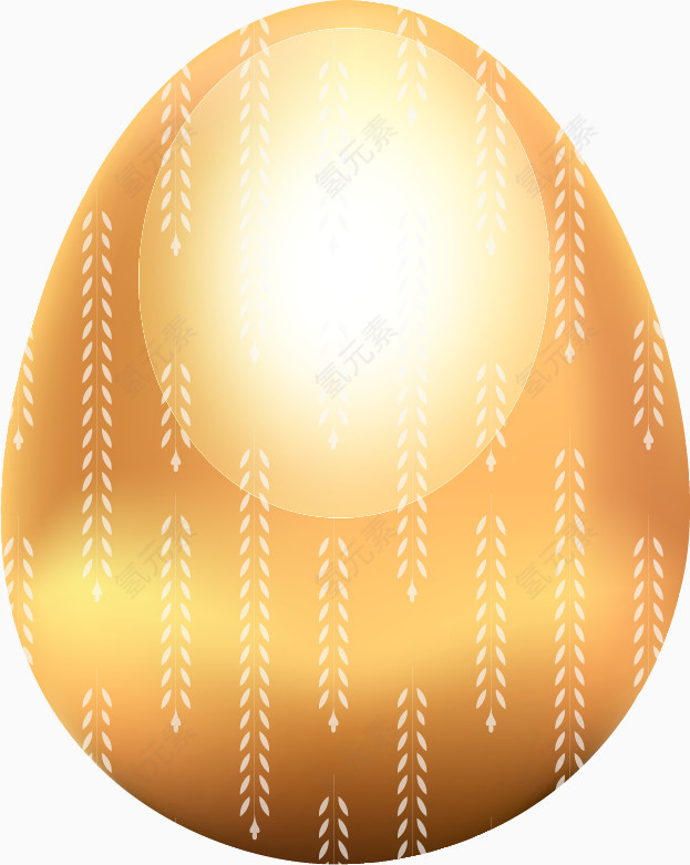 麦穗条纹金蛋