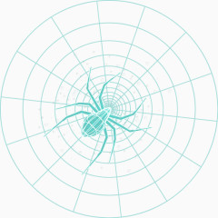 抽象几何蜘蛛蜘蛛网