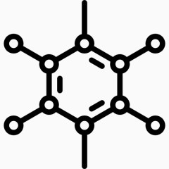 科学研究学习系列全套线框图标化学公式