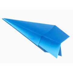 蓝色纸飞机