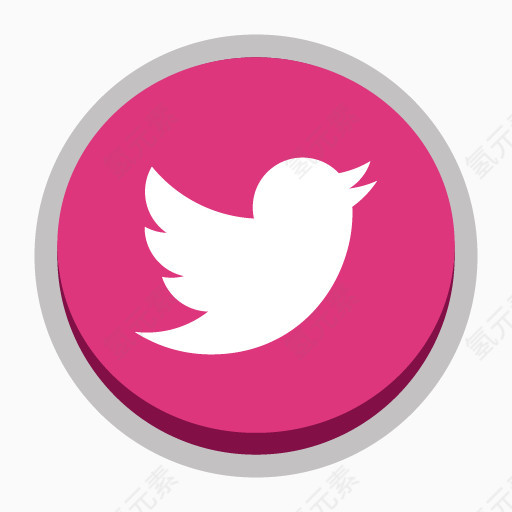 小指推特pinky-social-media-icons
