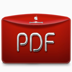 文件夹文本PDF图标