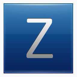 字母Z蓝色图标
