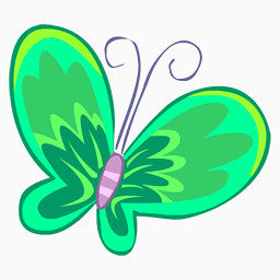 Green Butterfly Icon