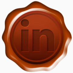 LinkedIn封闭社会媒体图标