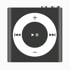 苹果灰色iPod音乐纳米洗牌iPod shuffle