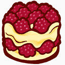 蛋糕草莓patisserie-icons