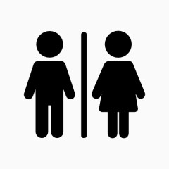 男女厕所指示