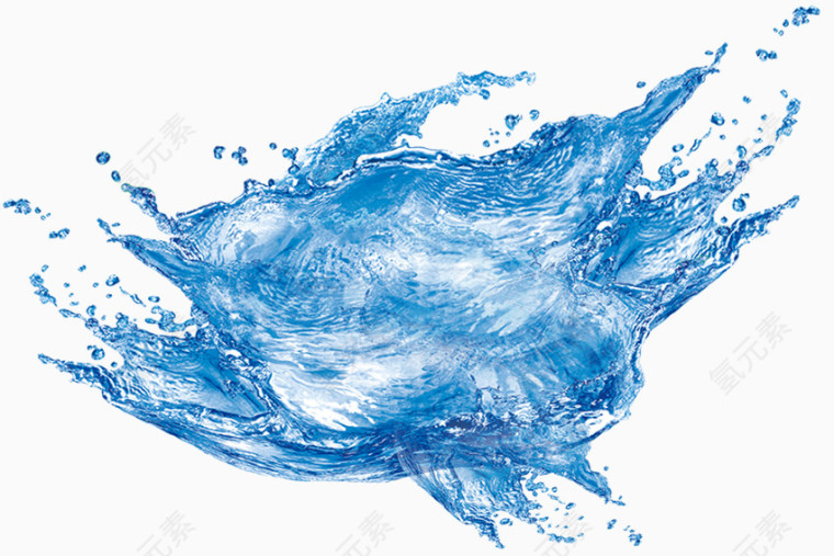 蓝色水的效果图