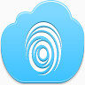 手指打印Blue-Cloud-icons