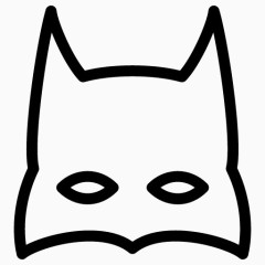 蝙蝠侠面具图标