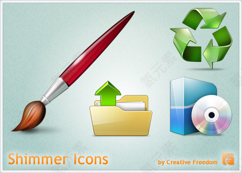 主题free-icons-shimmer-01-creative-freedom