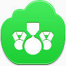 奖free-green-cloud-icons