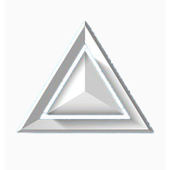 银白色三角形