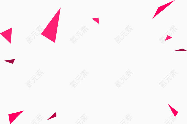 粉色抽象三角