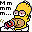 Rollover Homer swills beer 2 Icon