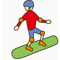 滑滑板的孩子