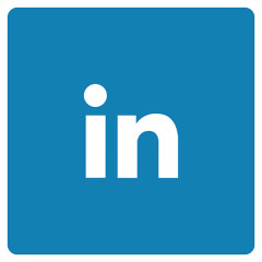 LinkedIn平的社会媒体图标