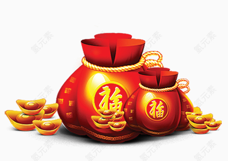 中国风钱袋