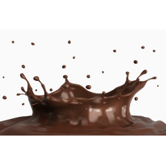 卡通巧克力素材巧克力图片素材  巧克力滴喷溅