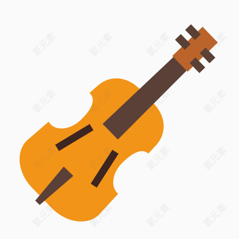 精美乐器图标大提琴