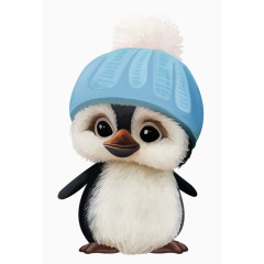 戴帽子的小企鹅