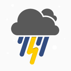 雷暴雪风暴Android-Weather-icons