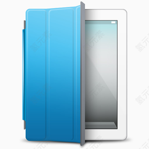 iPad白色蓝色图标