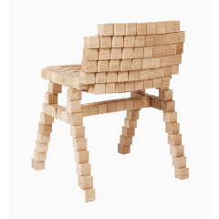 木块椅子