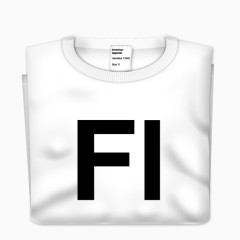 FL衬衫helvetica-t-shirts-cs5-icons