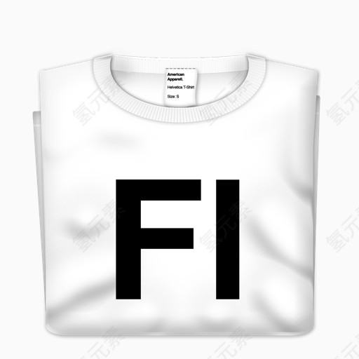 FL衬衫helvetica-t-shirts-cs5-icons