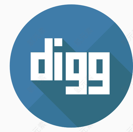 色Digg挖掘它intercircles社会媒体互动界