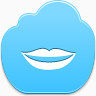 好莱坞微笑Blue-Cloud-icons