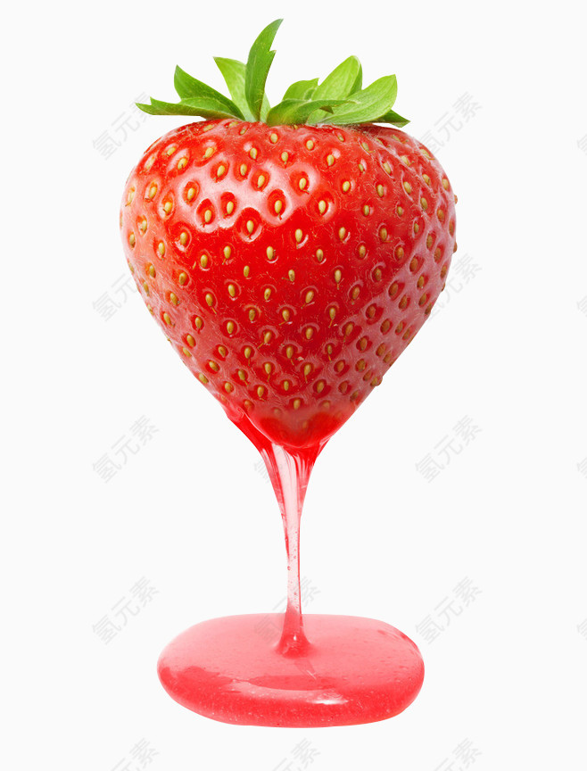 草莓PNG免抠素材