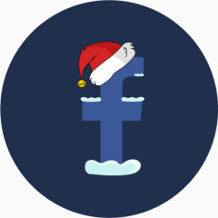 圣诞节脸谱网雪社会社会媒体圣诞主题