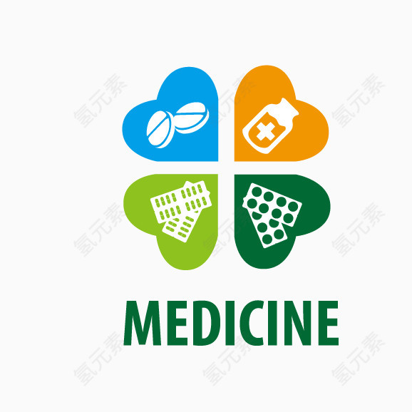 健康医疗运动logo素材