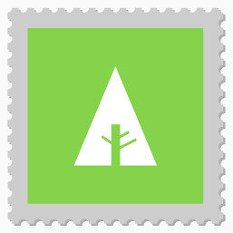 Postage-stamps-style-social-media-icons