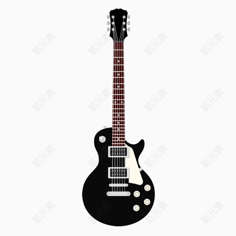 黑色电吉他