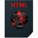 文件文件HTML5魔鬼系统图标