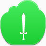 剑free-green-cloud-icons