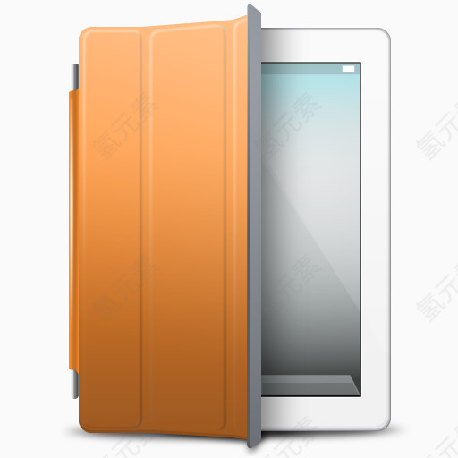 iPad白色橙色图标